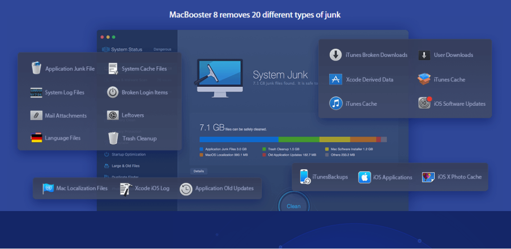 MacBooster 8 System Cleanup